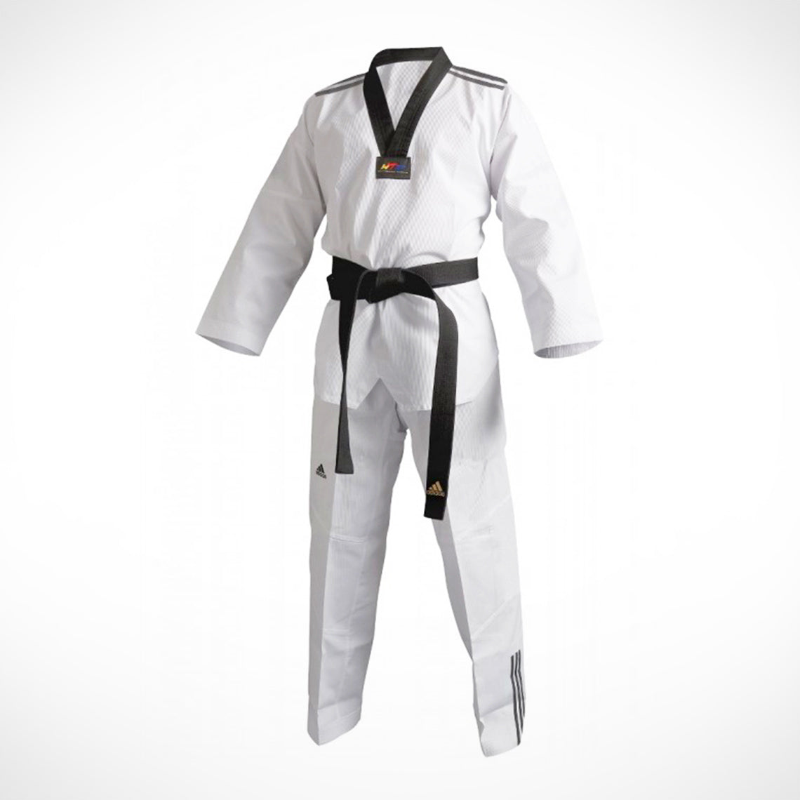Taekwondo Uniform Adi Club 3 Stripes - Adidas